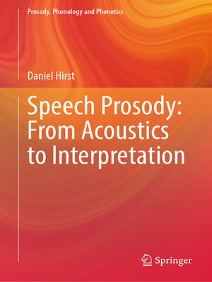 cover image of Speech Prosody